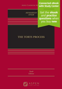 Torts Process 10th 9781543838954 Front Cover