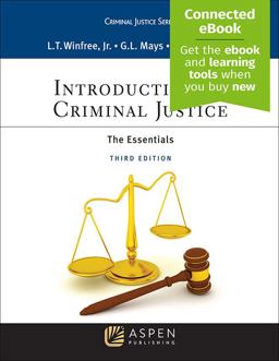 Introduction to Criminal Justice The Essentials 3rd 9781543840261 Front Cover