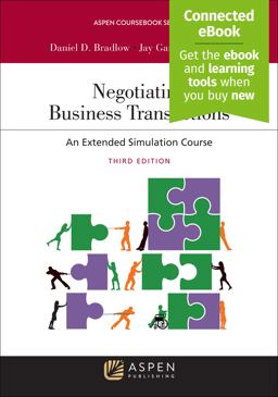 Negotiating Business Transactions An Extended Simulation Course 3rd 9781543840308 Front Cover