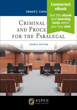 Criminal Law and Procedure for the Paralegal 4th 9781543847307 Front Cover