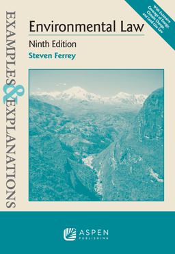 Environmental Law 9th 9781543850079 Front Cover