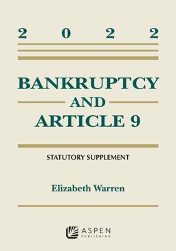 BANKRUPTCY ARTICLE 9 STAT SUPP - 2022  9781543858112 Front Cover