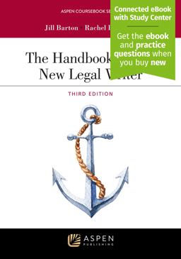Handbook for the New Legal Writer [Connected EBook with Study Center] 3rd 9781543858365 Front Cover