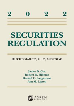 Securities Regulation  9781543858792 Front Cover