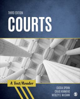 Courts A Text/Reader 3rd 9781544307947 Front Cover