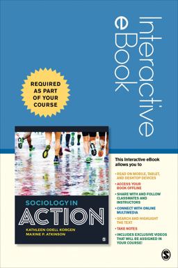 Sociology in Action Interactive EBook  9781544321998 Front Cover