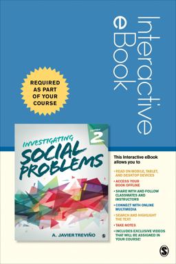 Investigating Social Problems Interactive EBook 2nd 9781544322025 Front Cover
