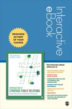 Introduction to Strategic Public Relations Interactive EBook Digital, Global, and Socially Responsible Communication  9781544322315 Front Cover