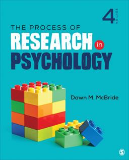 Process of Research in Psychology 4th 9781544323497 Front Cover