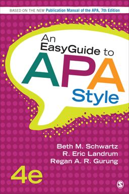 An Easyguide to Apa Style:  9781544323725 Front Cover