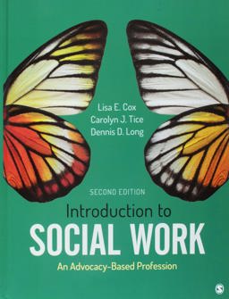 BUNDLE: Cox: Introduction to Social Work: an Advocacy-Based Profession, 2e ( Hardcover) + Bird: SAGE Guide to Social Work Careers: Your Journey to Advocacy 2nd 9781544330297 Front Cover