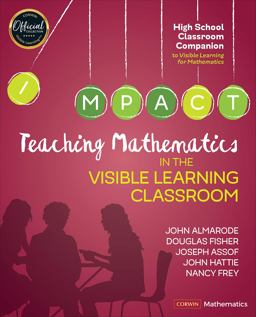 Teaching Mathematics in the Visible Learning Classroom, High School  9781544333144 Front Cover