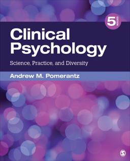 Clinical Psychology Science, Practice, and Diversity 5th 9781544333618 Front Cover
