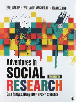 BUNDLE: Babbie: Adventures in Social Research 10e + SPSS 24v  9781544337500 Front Cover