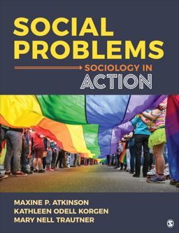 Social Problems Sociology in Action  9781544338668 Front Cover