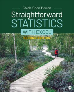 Straightforward Statistics with Excel 2nd 9781544361963 Front Cover