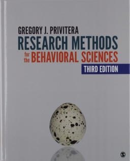 BUNDLE: Privitera: Research Methods for the Behavioral Sciences 3e (Hardcover) + Privitera: Student Study Guide with IBM® SPSS® Workbook for Research Methods for the Behavioral Sciences 3e (Paperback)