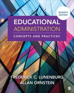 Educational Administration Concepts and Practices 7th 9781544373607 Front Cover