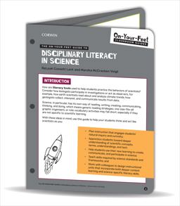 The on-Your-Feet Guide to Disciplinary Literacy in Science