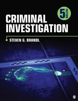 Criminal Investigation 5th 9781544395661 Front Cover