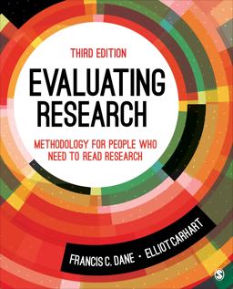 Evaluating Research Methodology for People Who Need to Read Research 3rd 9781544396439 Front Cover