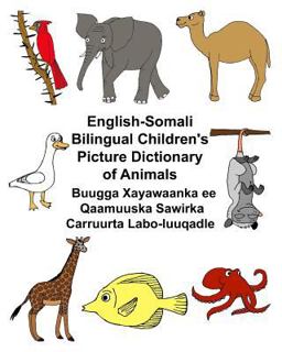 English-Somali Bilingual Children's Picture Dictionary of Animals Buugga Xayawaanka Ee Qaamuuska Sawirka Carruurta Labo-Luuqadle