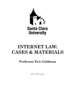 Internet Law: Cases and Materials