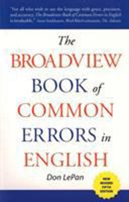 The Broadview Book of Common Errors in English