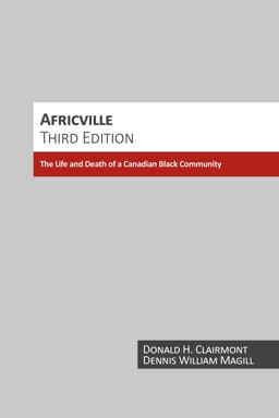 Africville The Life and Death of a Canadian Black Community 3rd 9781551300931 Front Cover