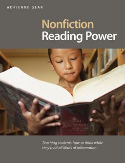 Nonfiction Reading Power Teaching Students to Think While Reading in All Subject Areas  9781551382296 Front Cover