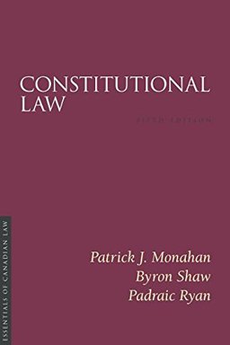 Constitutional Law 5th 9781552214404 Front Cover
