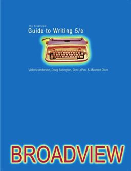 The Broadview Guide to Writing