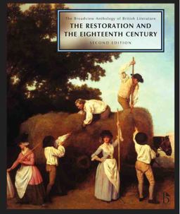 Broadview Anthology of British Literature The Restoration and the Eighteenth Century 2nd 9781554810475 Front Cover