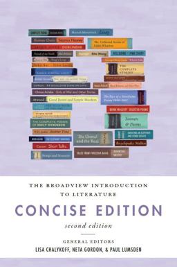 Broadview Introduction to Literature: Concise Edition - Second Edition 2nd 9781554814756 Front Cover