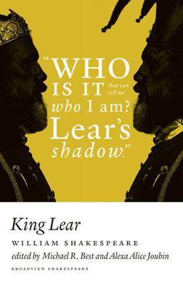 King Lear, Ed. Best and Joubin 1st 9781554815142 Front Cover