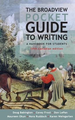 Broadview Pocket Guide to Writing - Canadian Edition 5th 9781554815425 Front Cover