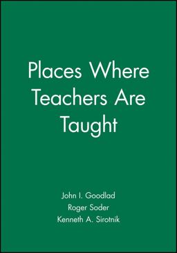 Places Where Teachers Are Taught  9781555422769 Front Cover