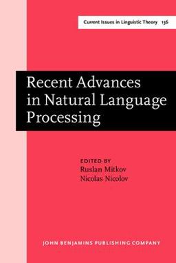 Recent Advances in Natural Language Processing