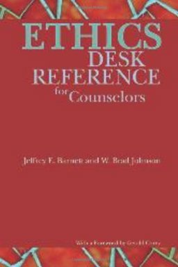 Ethics Desk Reference for Counselors  9781556202988 Front Cover
