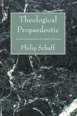 Theological Propaedeutic Theological Propaedeutic
