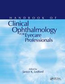 Handbook of Clinical Ophthalmology for Eyecare Professionals  9781556424649 Front Cover