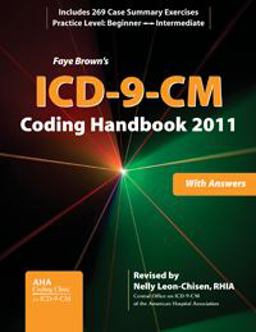 ICD-9-CM Coding Handbook, with Answers, 2011 Revised Edition  9781556483707 Front Cover