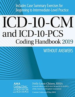 ICD-10-CM and Icd-10-pcs Coding Handbook, Without Answers, 2019:  9781556484414 Front Cover