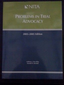 Problems in Trial Advocacy (2003-2005 Edition) (Pk W/Cd) (P)
