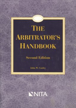 The Arbitrator's Handbook The Arbitrator's Handbook
