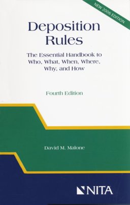 Deposition Rules Deposition Rules