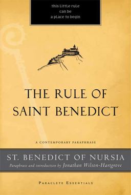 Rule of Saint Benedict A Contemporary Paraphrase  9781557259738 Front Cover