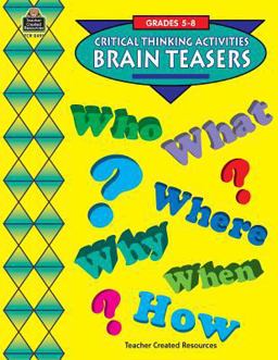 Critical Thinking Activities - Brain Teasers