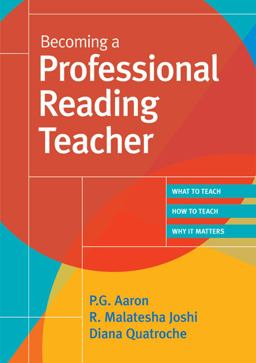 Becoming a Professional Reading Teacher  9781557668295 Front Cover
