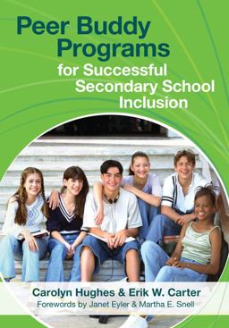 Peer Buddy Programs for Successful Secondary School Inclusion  9781557669803 Front Cover